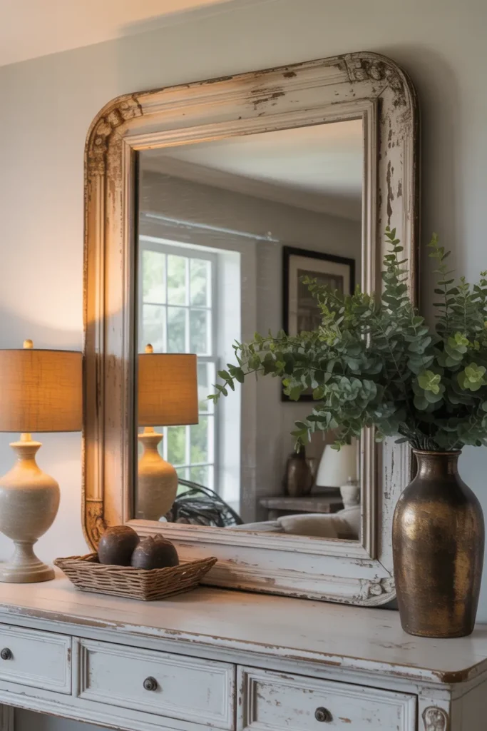 Antique Farmhouse Mirror