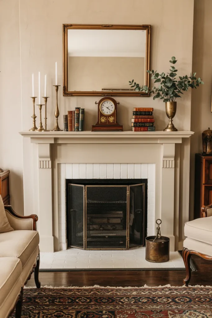 Antique Mantel Decor