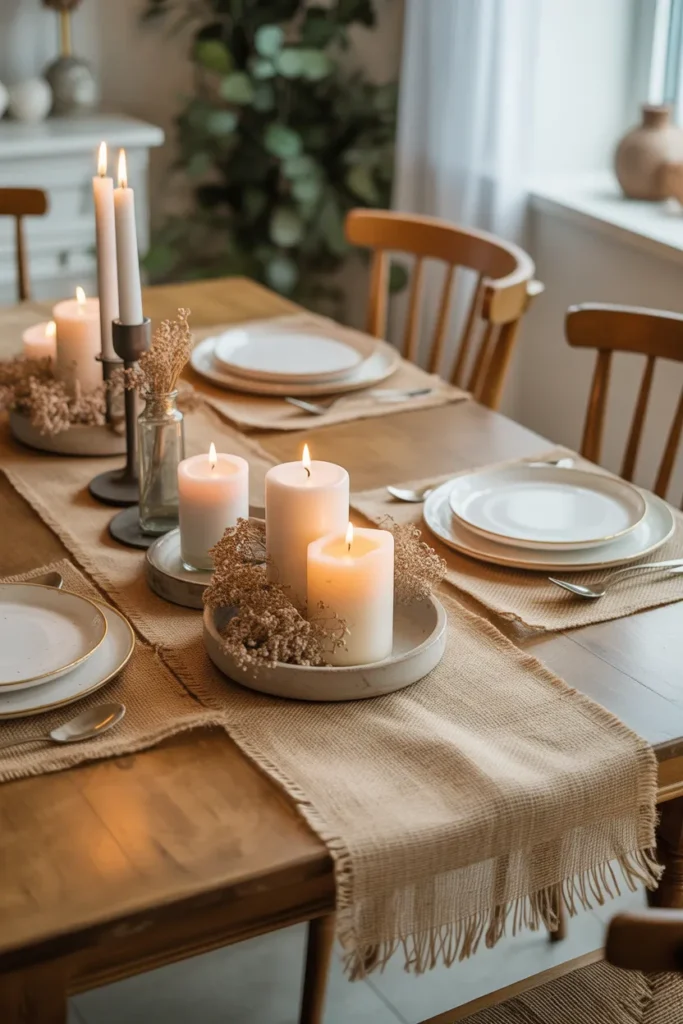 Burlap Table Runner