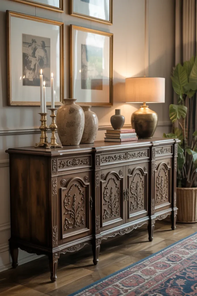 Carved Wooden Sideboards