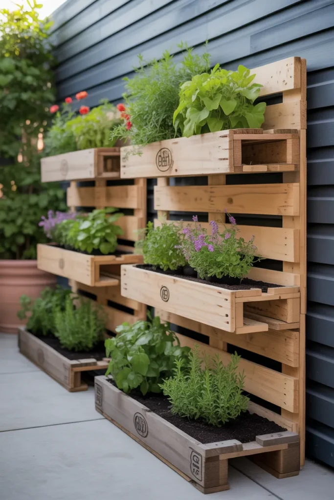 DIY Pallet Planters
