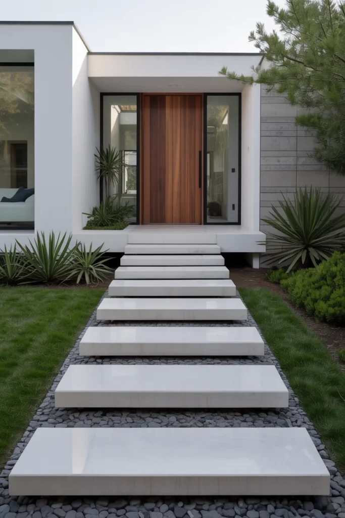 Floating Concrete Steps
