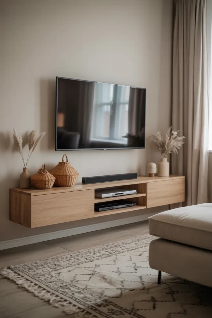 Floating TV Console