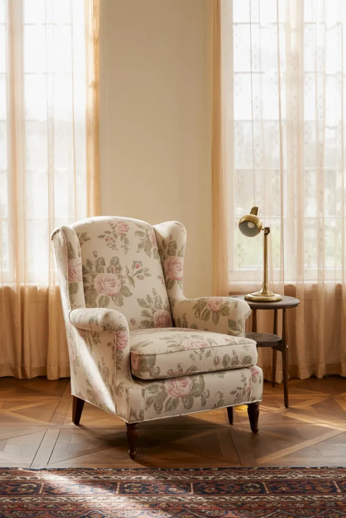 Floral Patterned Upholstery
