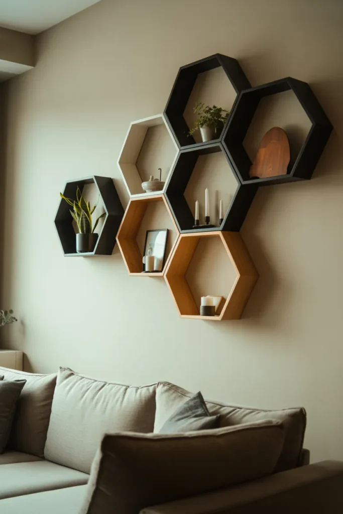 Geometric Wall Shelves
