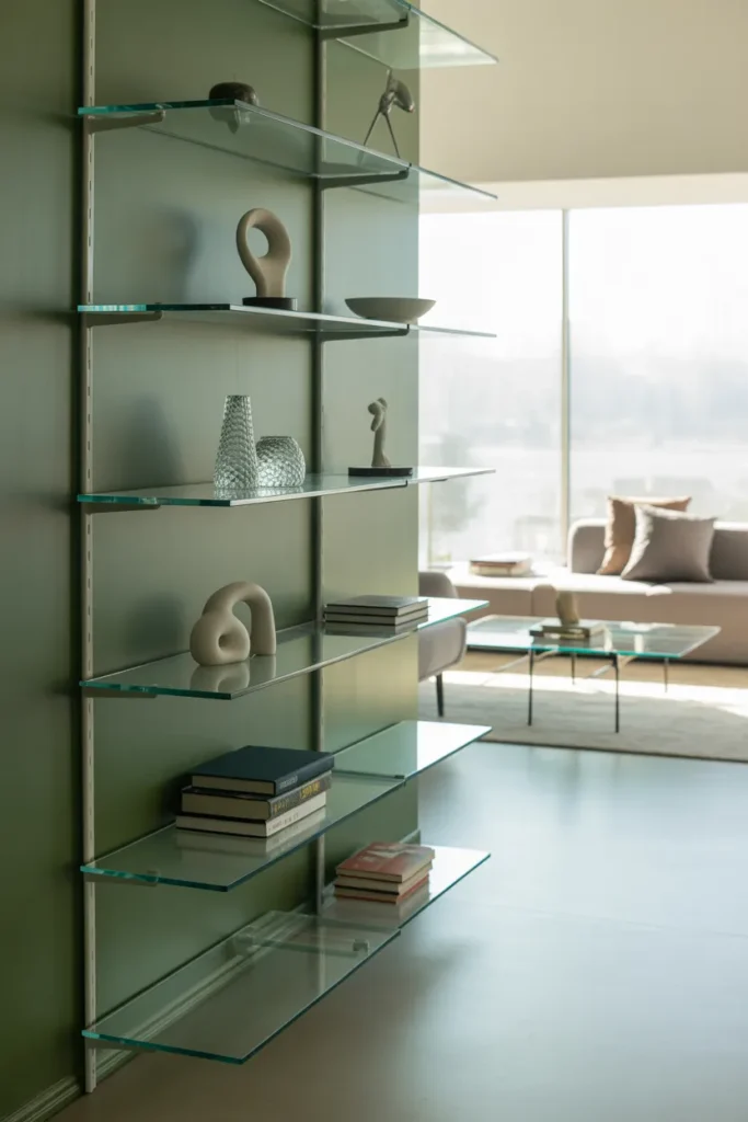 Glass Display Shelves