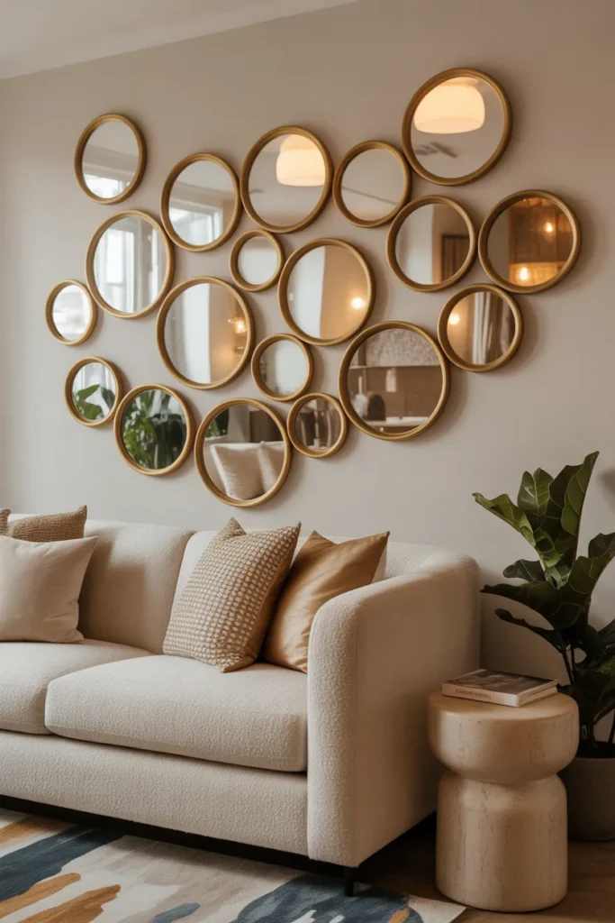 Gold Cluster Mirrors