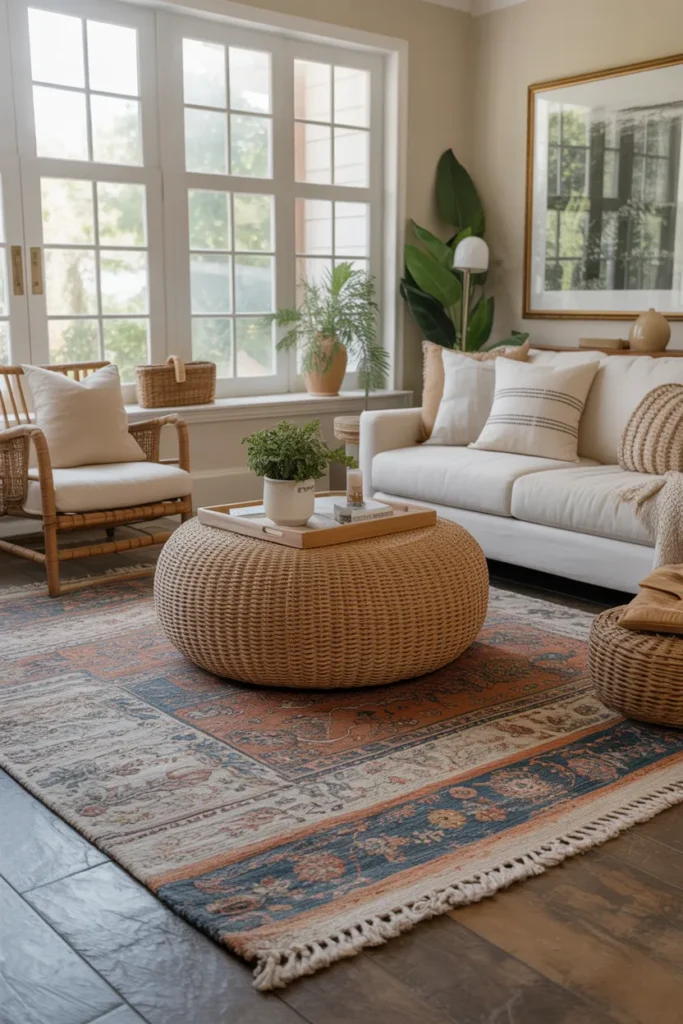 Layered Area Rugs