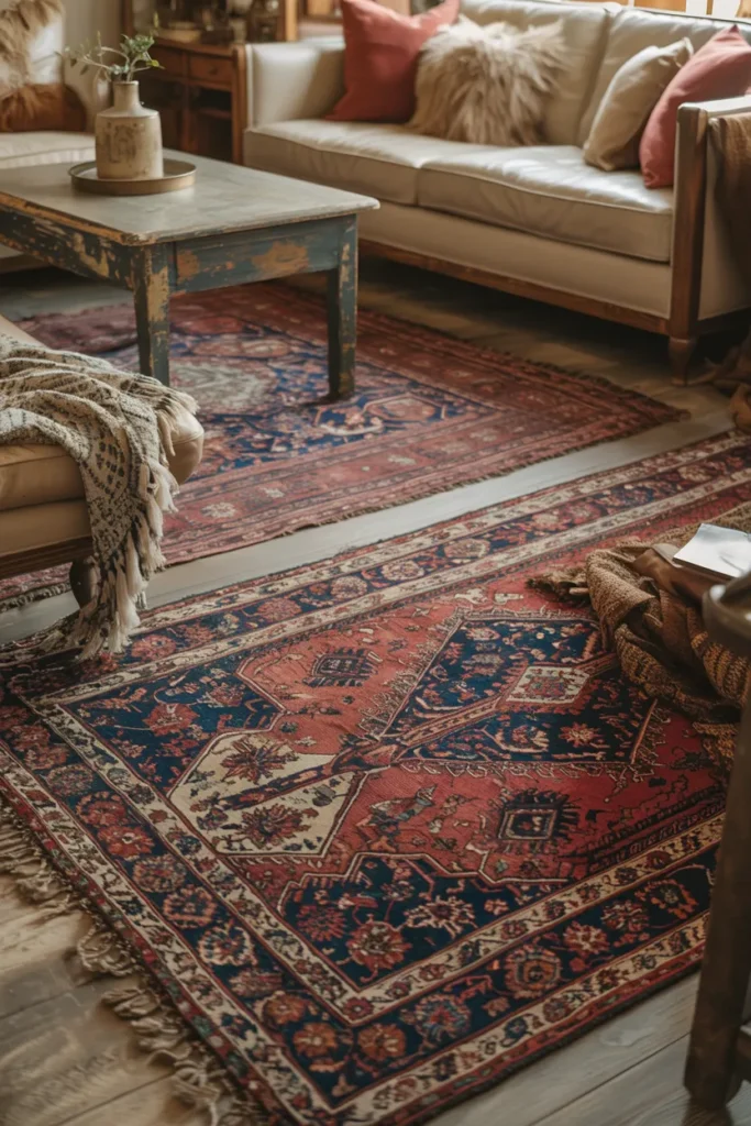 Layered Persian Rugs