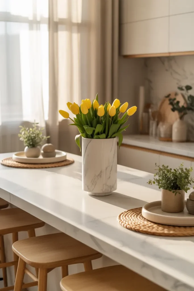 Marble Cylinder Vase