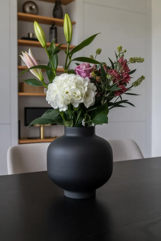 Matte Black Vase