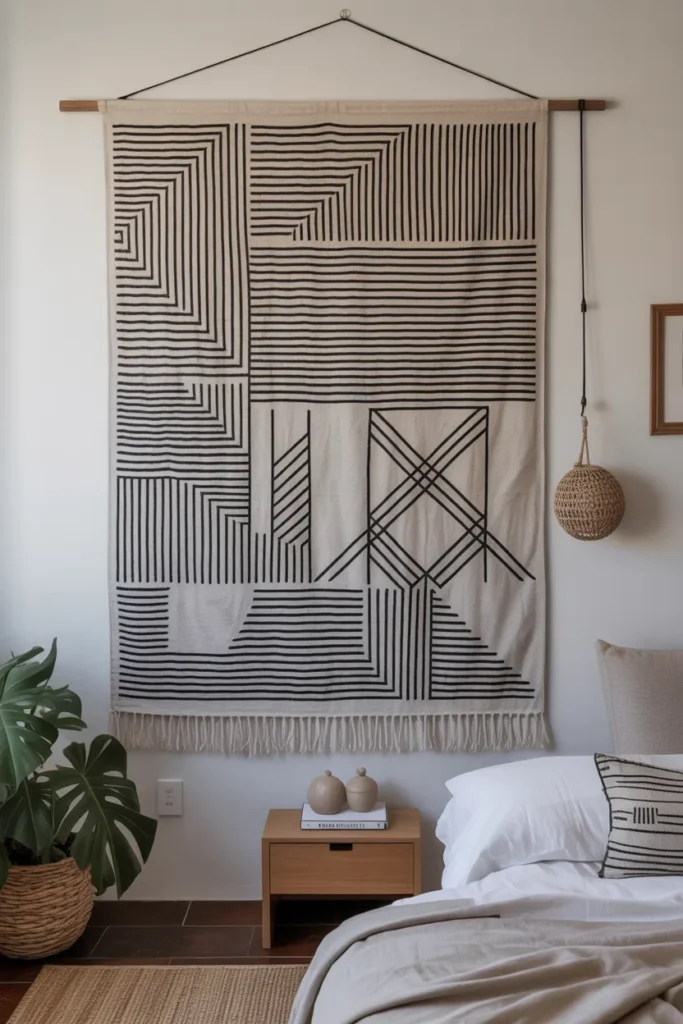 Minimalist Geometric Tapestry