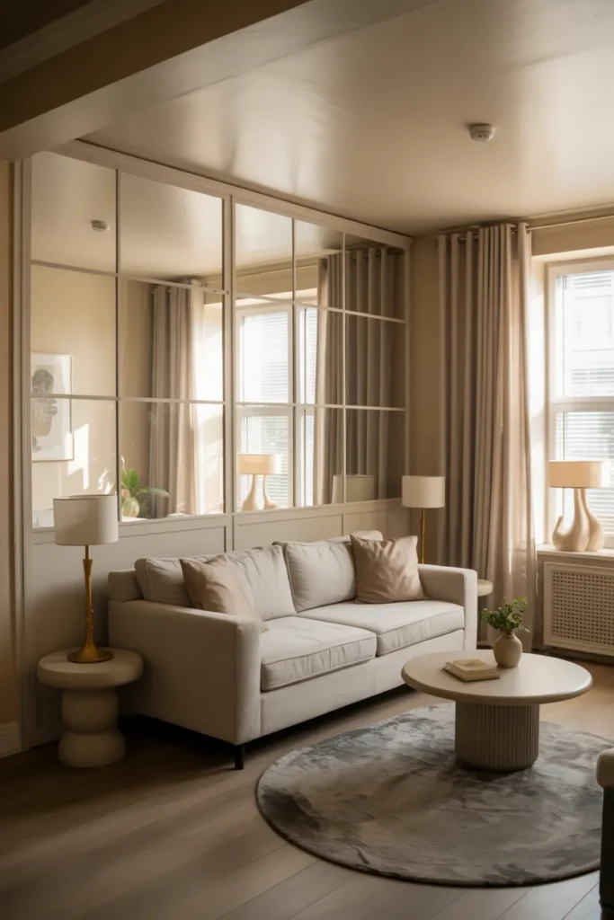 Mirrored Wall Panels