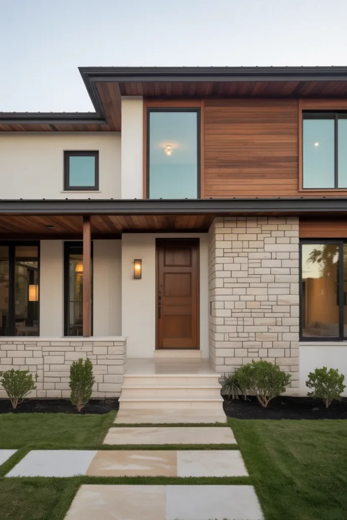 Mixed Material Facade