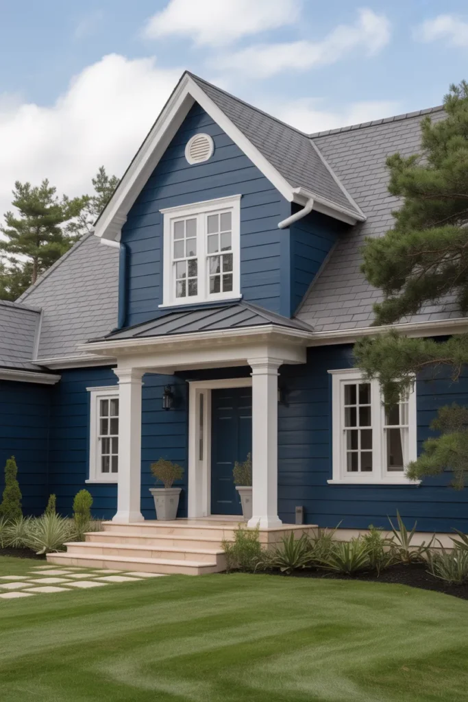 Navy Blue Exterior