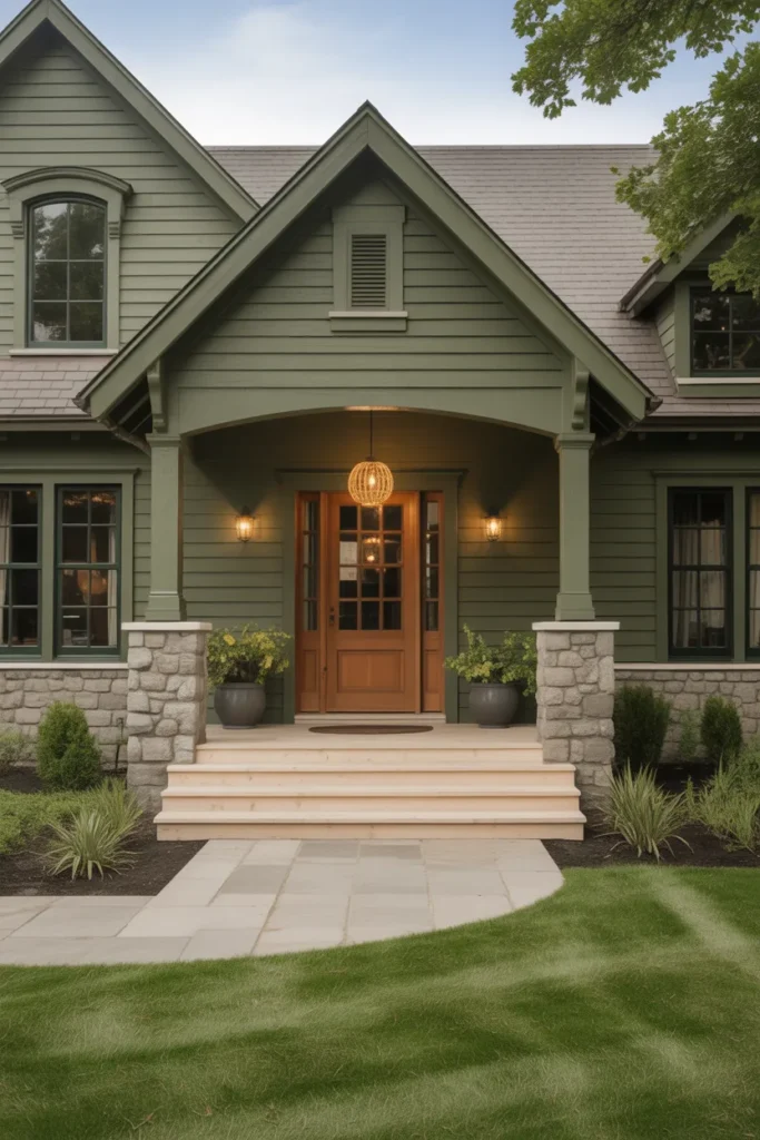 Olive Green Exterior