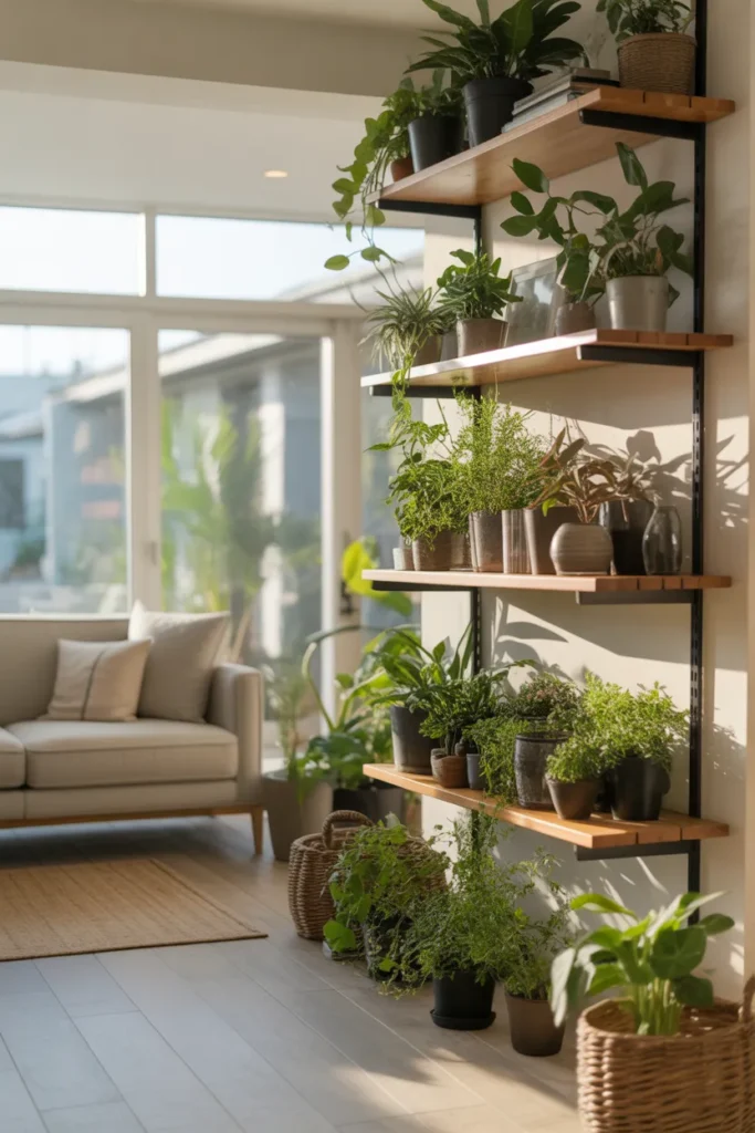 Plant Display Shelves
