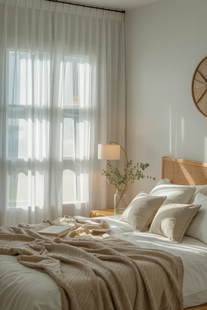 Sheer White Curtains