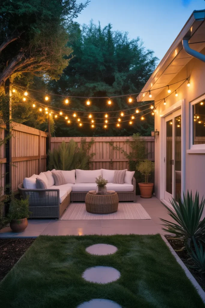 String Light Canopy