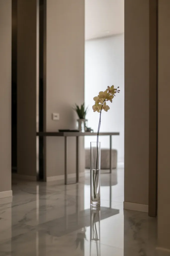 Tall Narrow Glass Vase