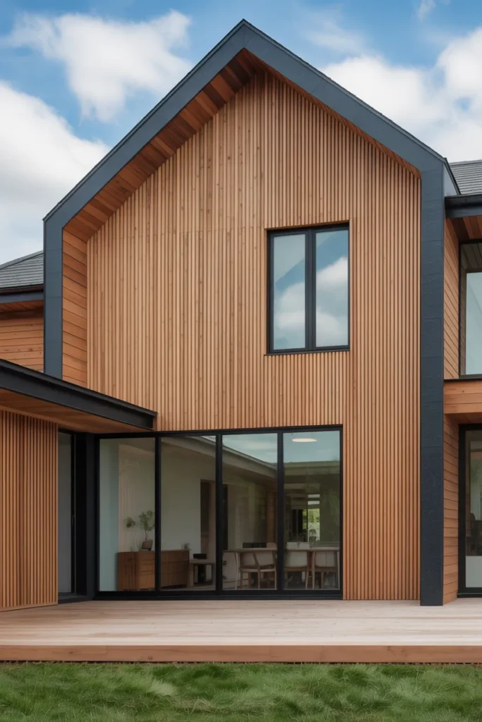 Vertical Wood Panels