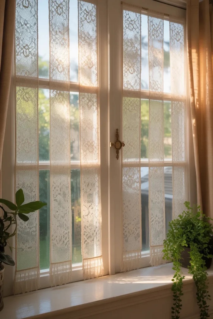 Vintage Lace Curtains