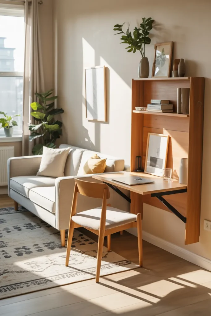 Wall-Mounted Fold Desk