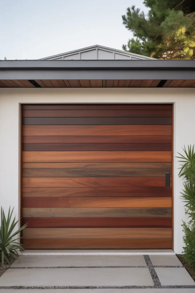 Warm Wood Garage Doors