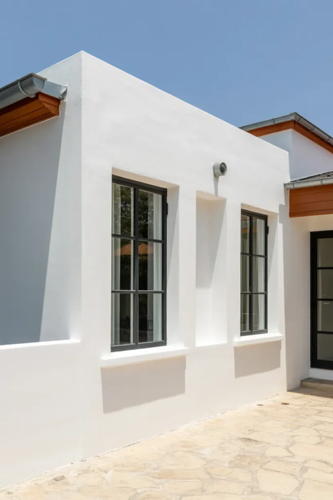 White Stucco Walls