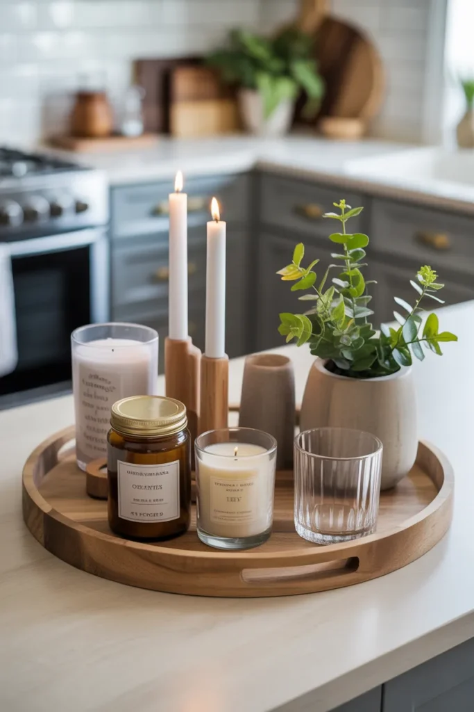 Wooden Tray Organizer