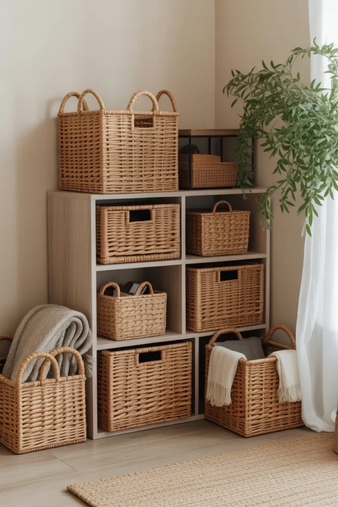 Woven Basket Storage