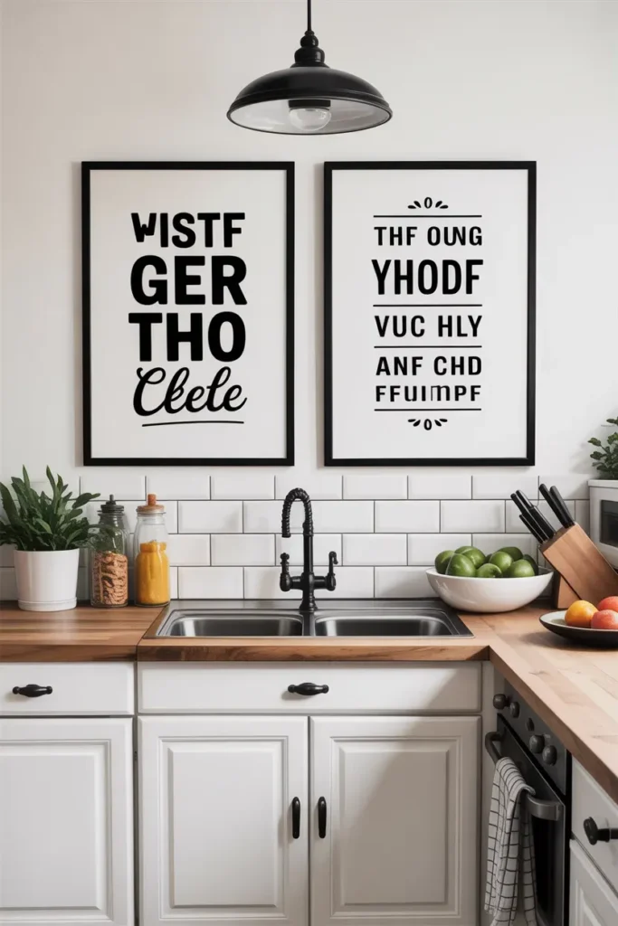 Black And White Typography