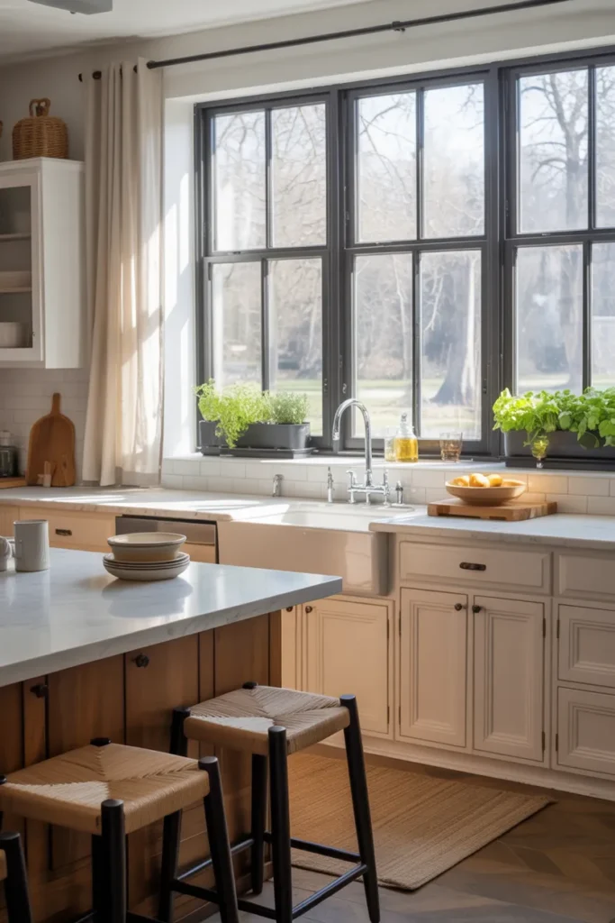 Black Framed Windows