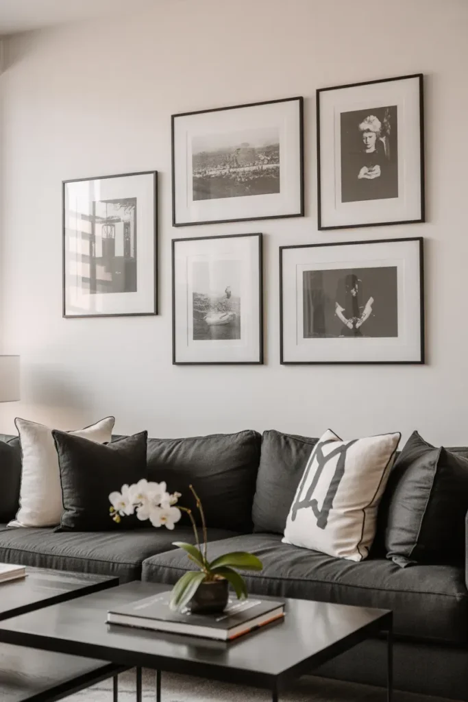 Black and White Photography Wall