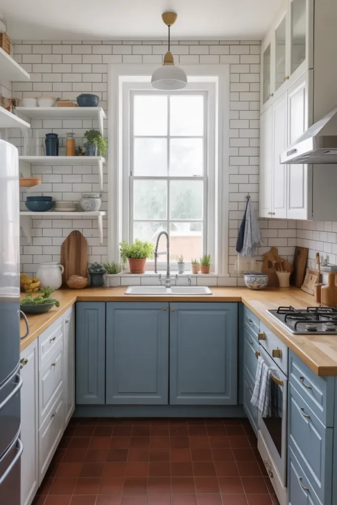 Blue And White Contrast