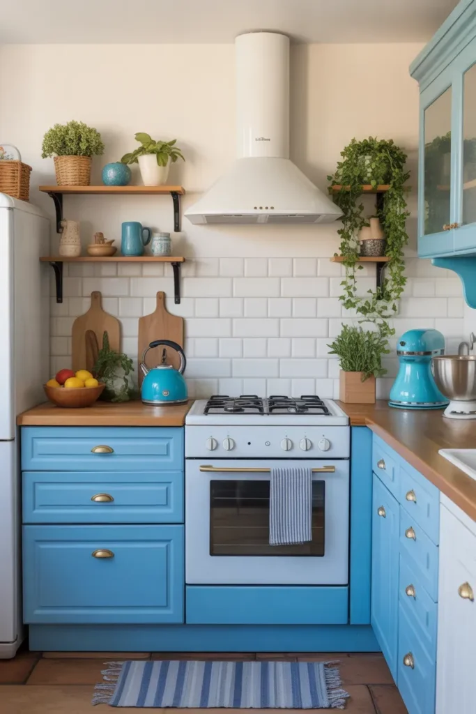 Blue Appliance Accents