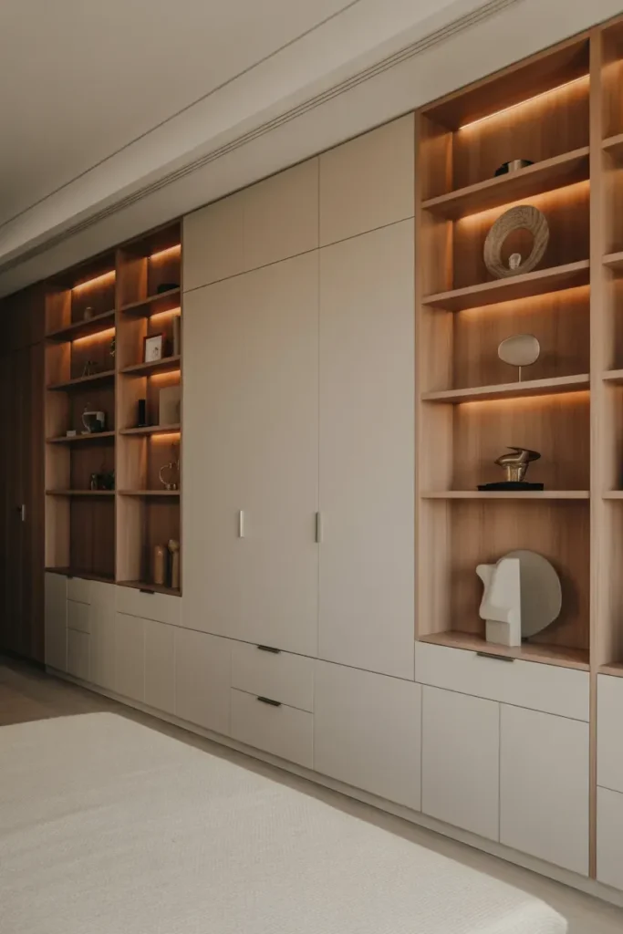 Built-In Storage Walls