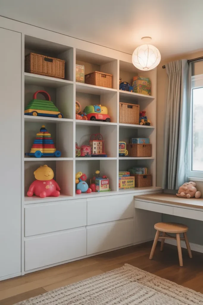 Built-In Toy Storage