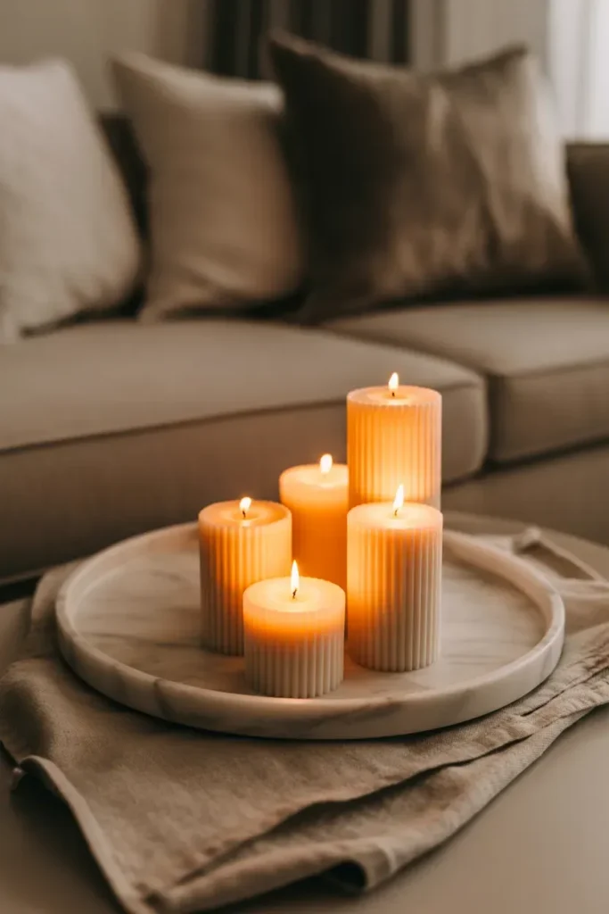 Candle Cluster Styling