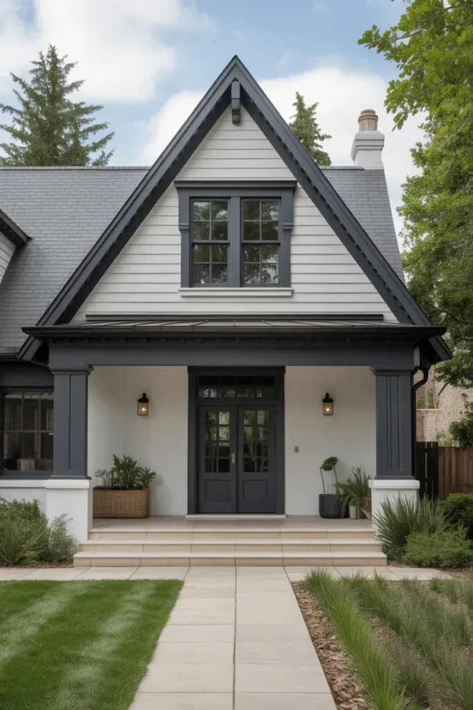 Charcoal Contrast Trim