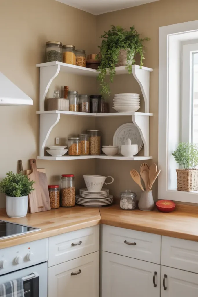 Corner Shelf Units