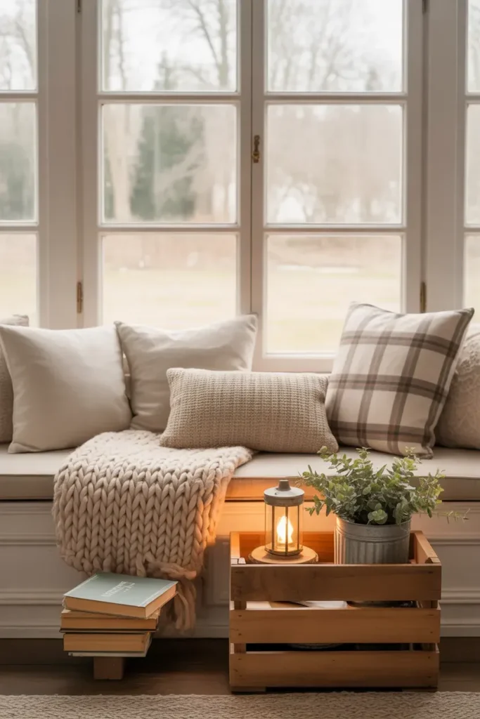 Farmhouse Window Bench