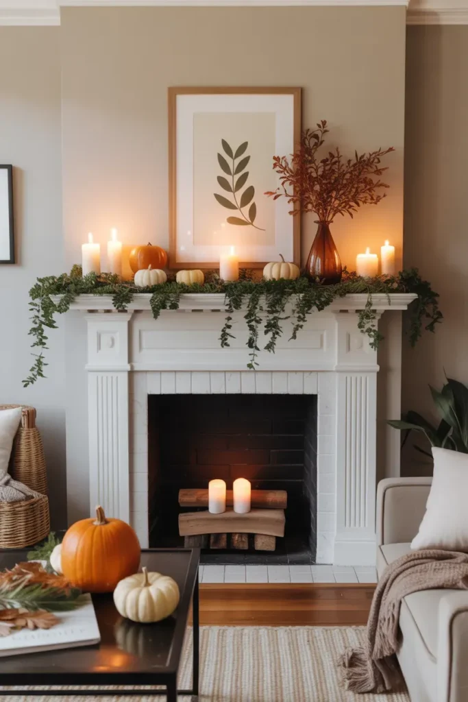 Fireplace Mantel Styling