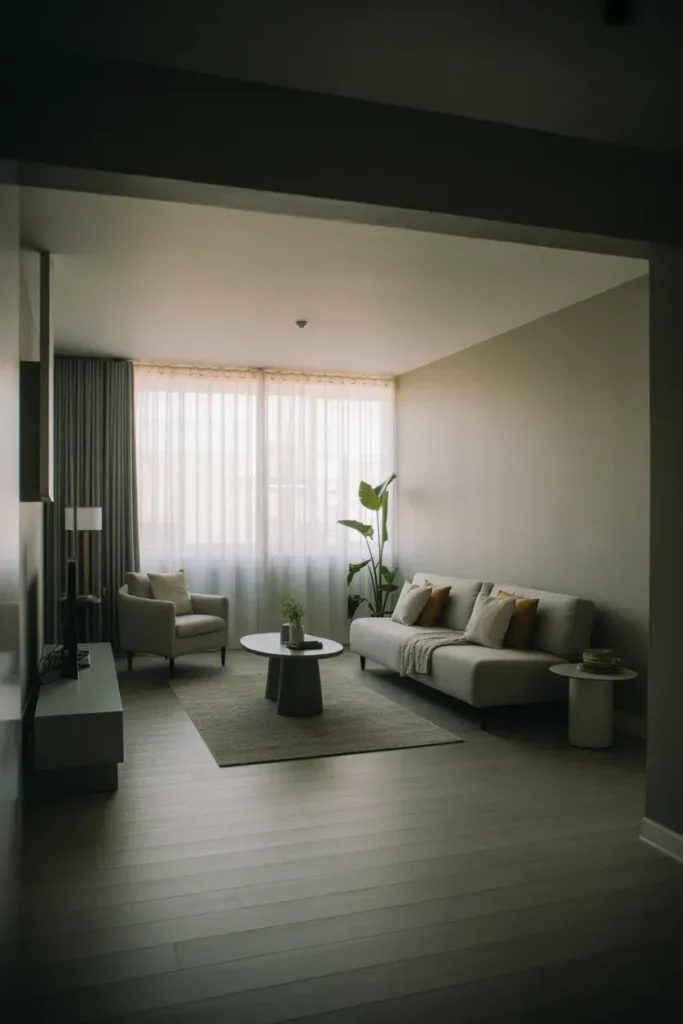 Floating Furniture Layout