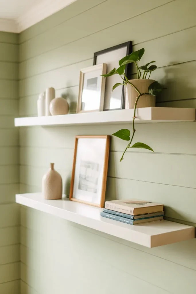 Floating Shelf Art Display