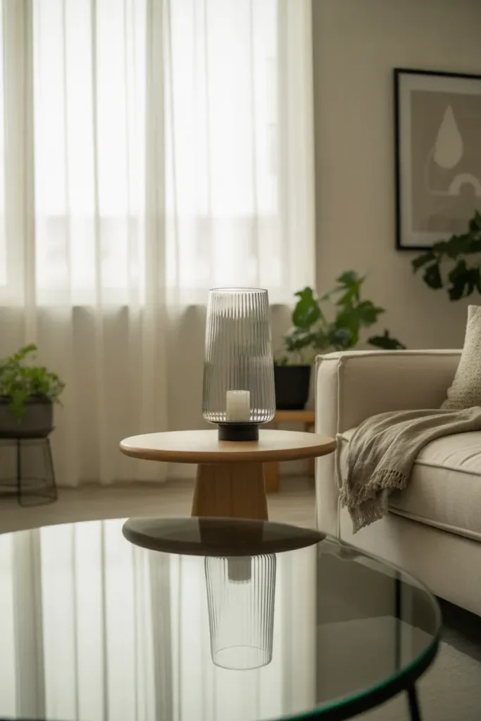 Glass Hurricane Lantern