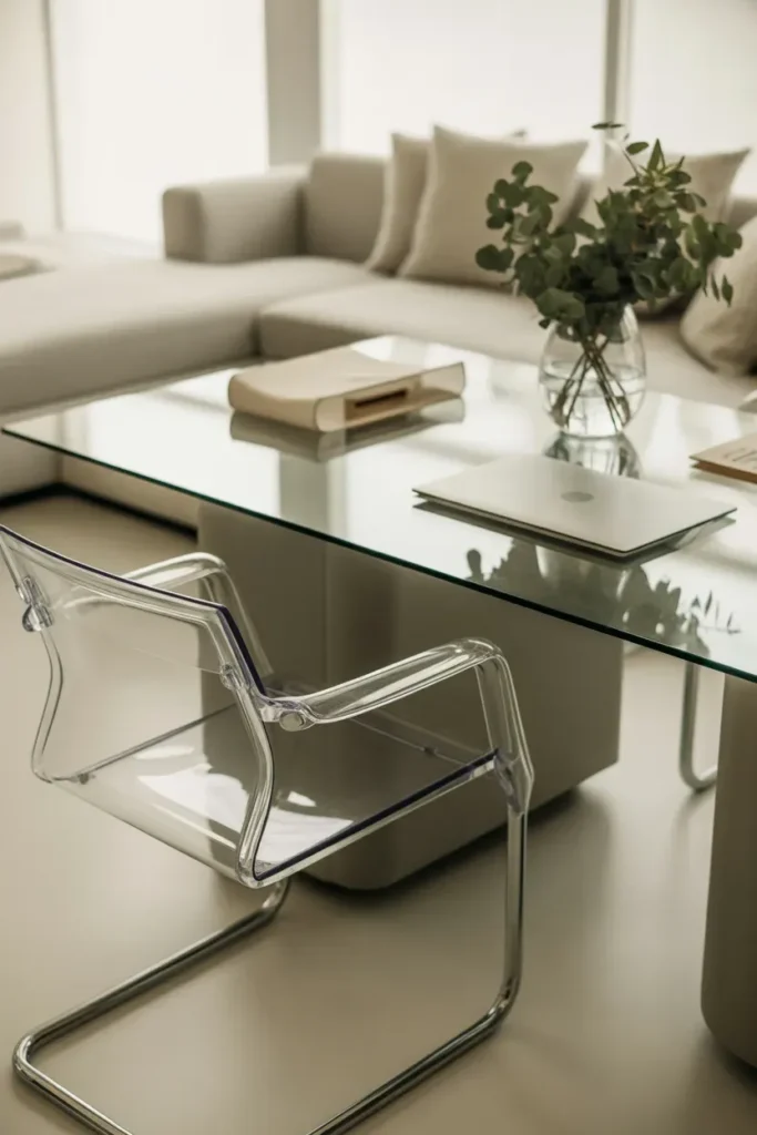 Glass Top Desk