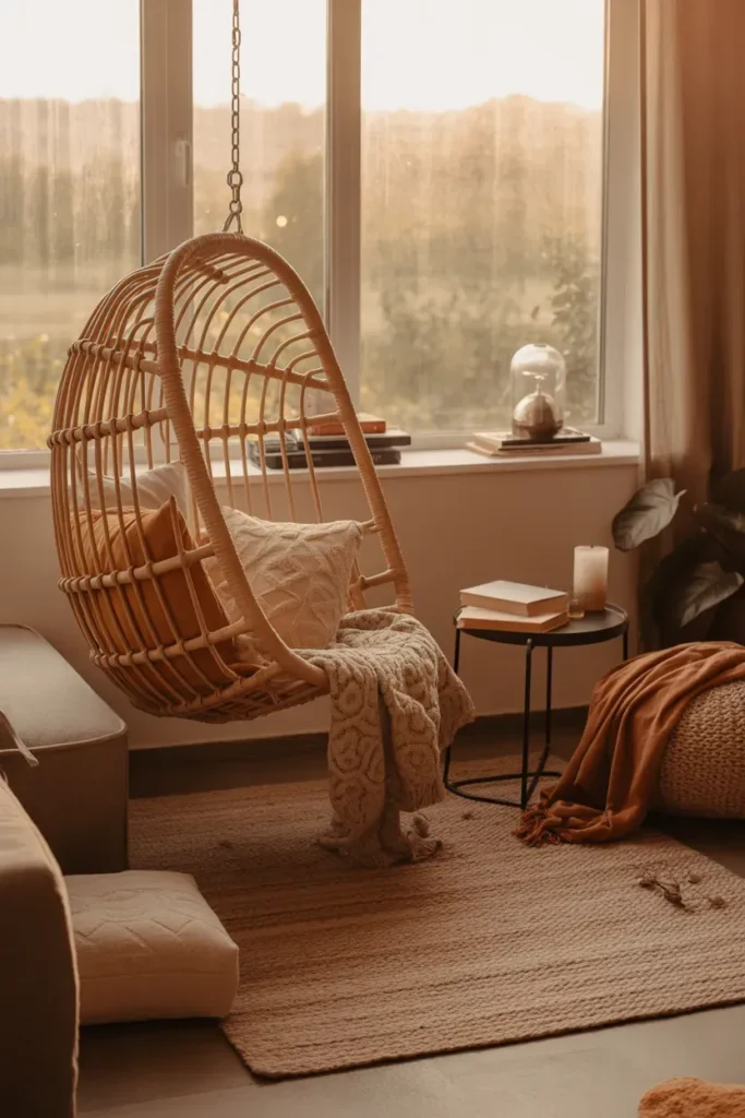 Hanging Chair Window Corner