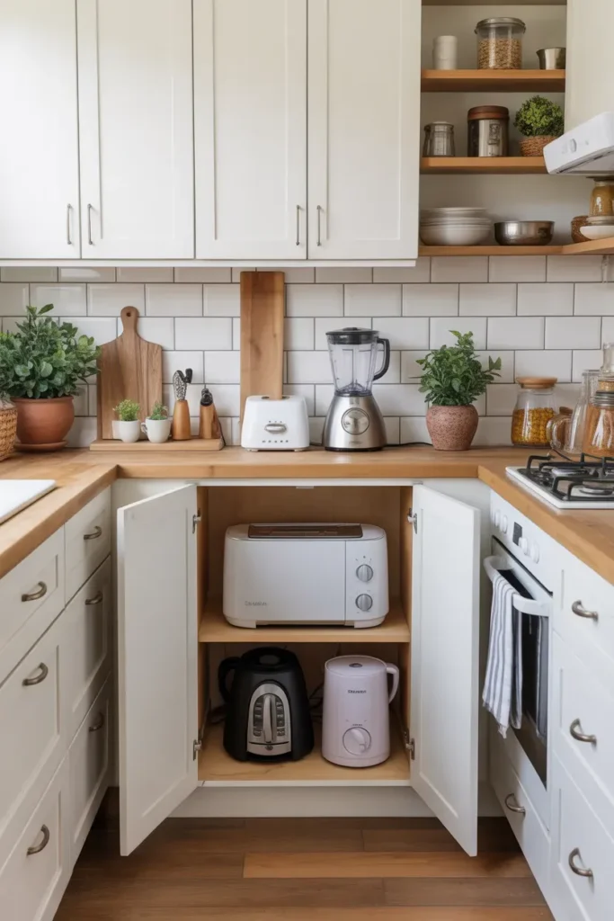 Hidden Appliance Storage