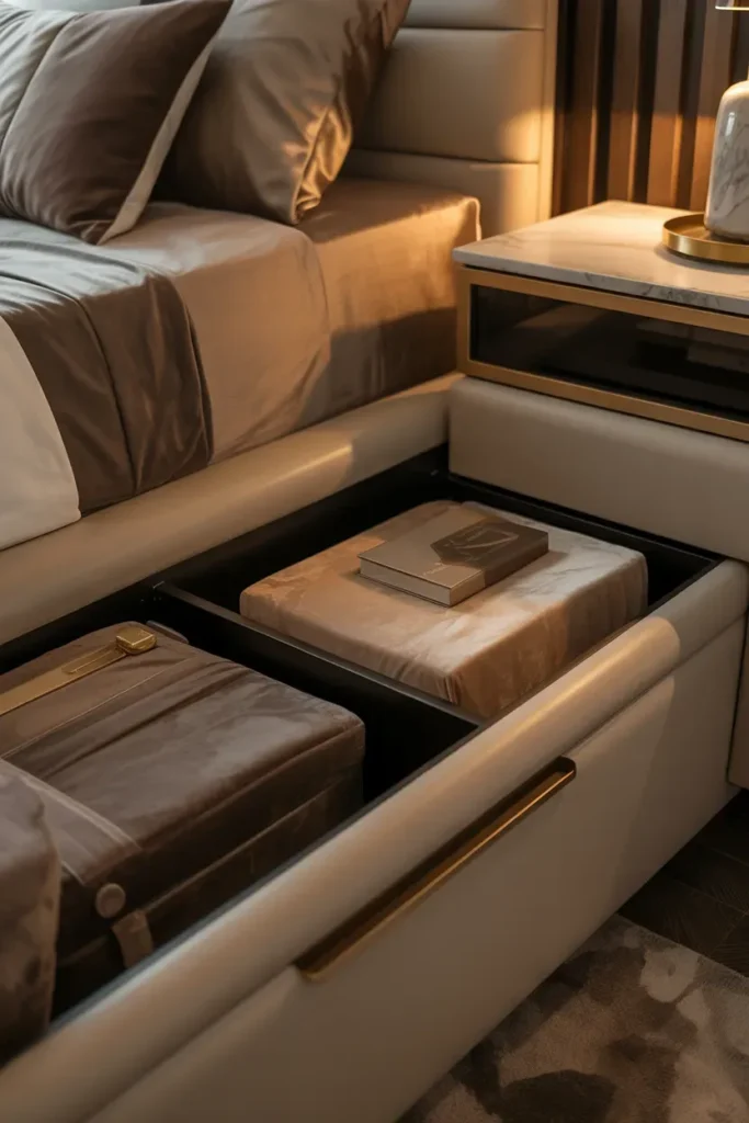 Hidden Compartment Bed